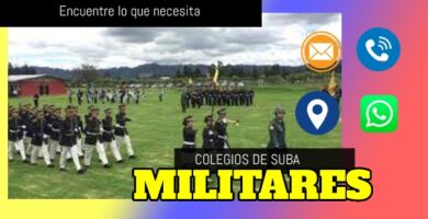 niños marcchando en los colegios militares dede suba