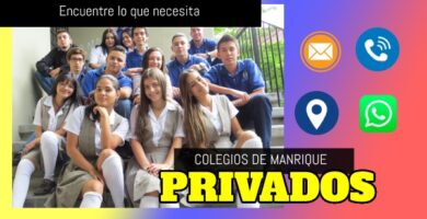 escuelas y colegios de manrique medellin